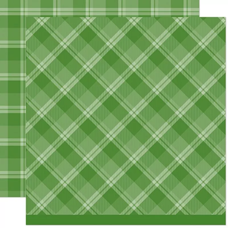 Favorite Flannel Matcha Latte lawn fawn scrapbooking paper 1