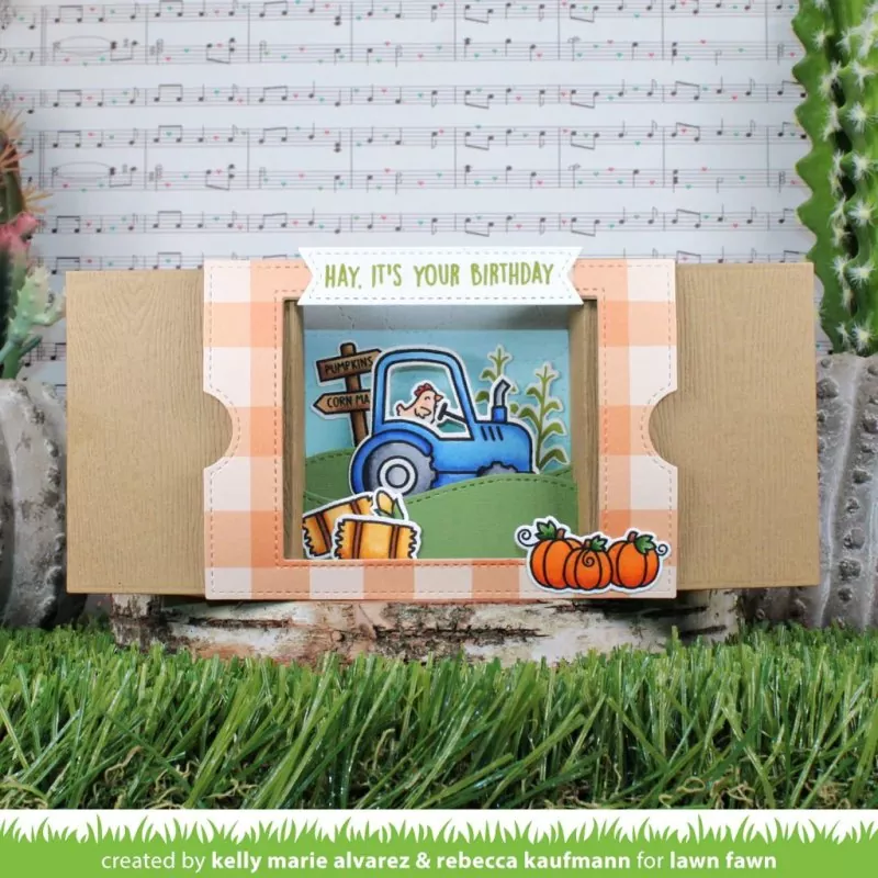 Hay There, Hayrides! Clear Stamps Lawn Fawn 2