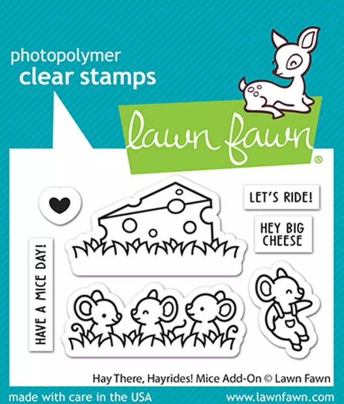 Hay There, Hayrides! Mice Add-On Clear Stamps Lawn Fawn
