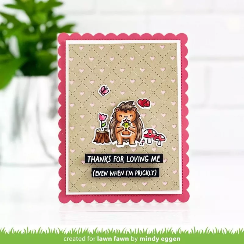 Porcupine for You Add-On Clear Stamps Lawn Fawn 1