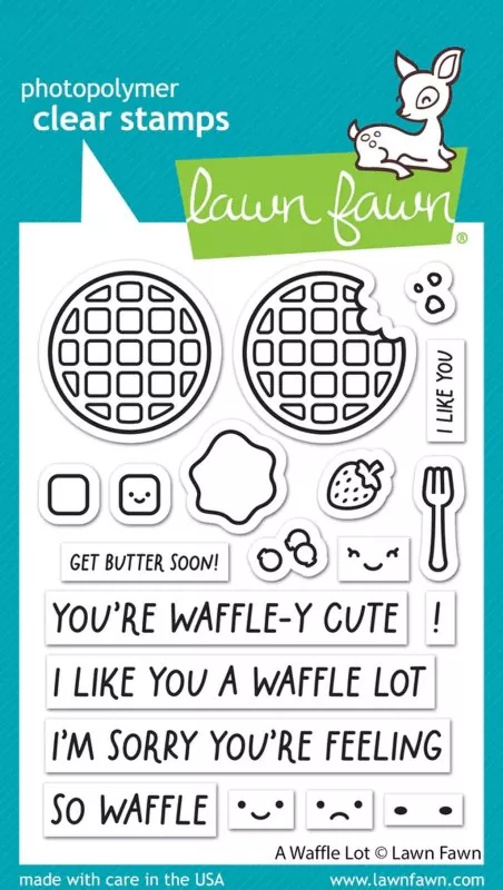 A Waffle Lot Clear Stamps Lawn Fawn