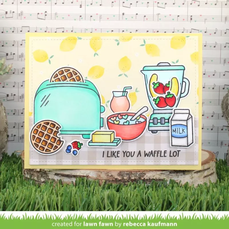 A Waffle Lot Clear Stamps Lawn Fawn 3
