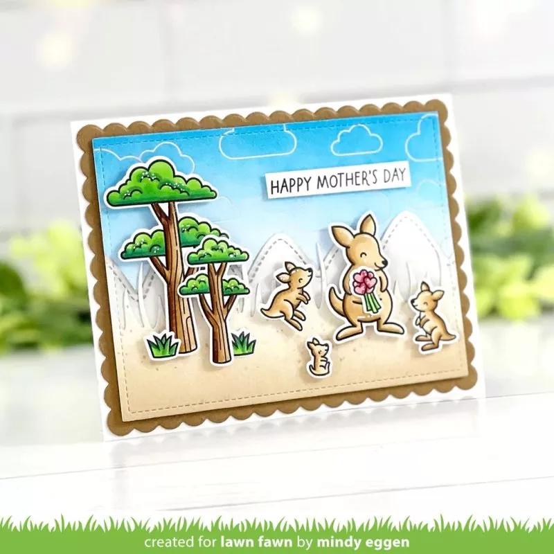 Kanga-rrific Add-On Clear Stamps Lawn Fawn 2