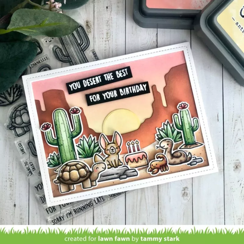Critters in the Desert Clear Stamps Lawn Fawn 2