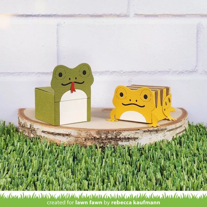 Tiny Gift Box Lizard and Snake Add-On Dies Lawn Cuts Lawn Fawn 1