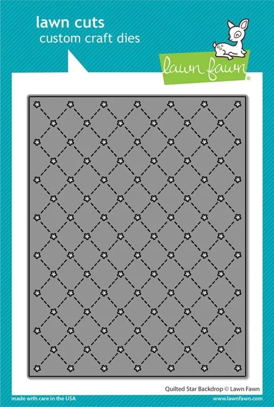 Quilted Star Backdrop Dies Lawn Fawn
