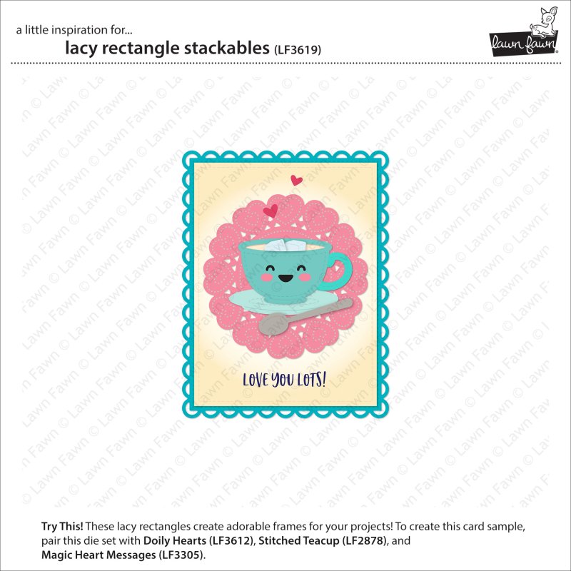 Lacy Rectangle Stackables Dies Lawn Fawn 1