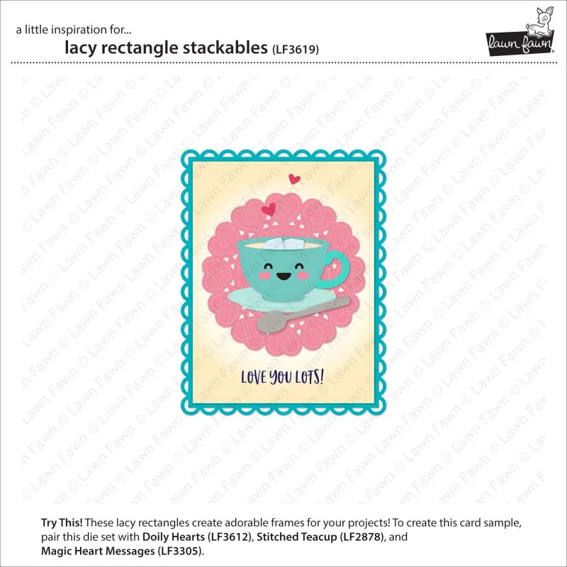 Lacy Rectangle Stackables Dies Lawn Fawn 1