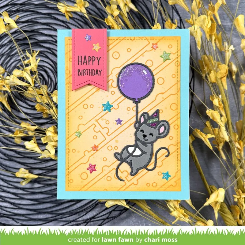 Party Mouse Dies Lawn Fawn 2