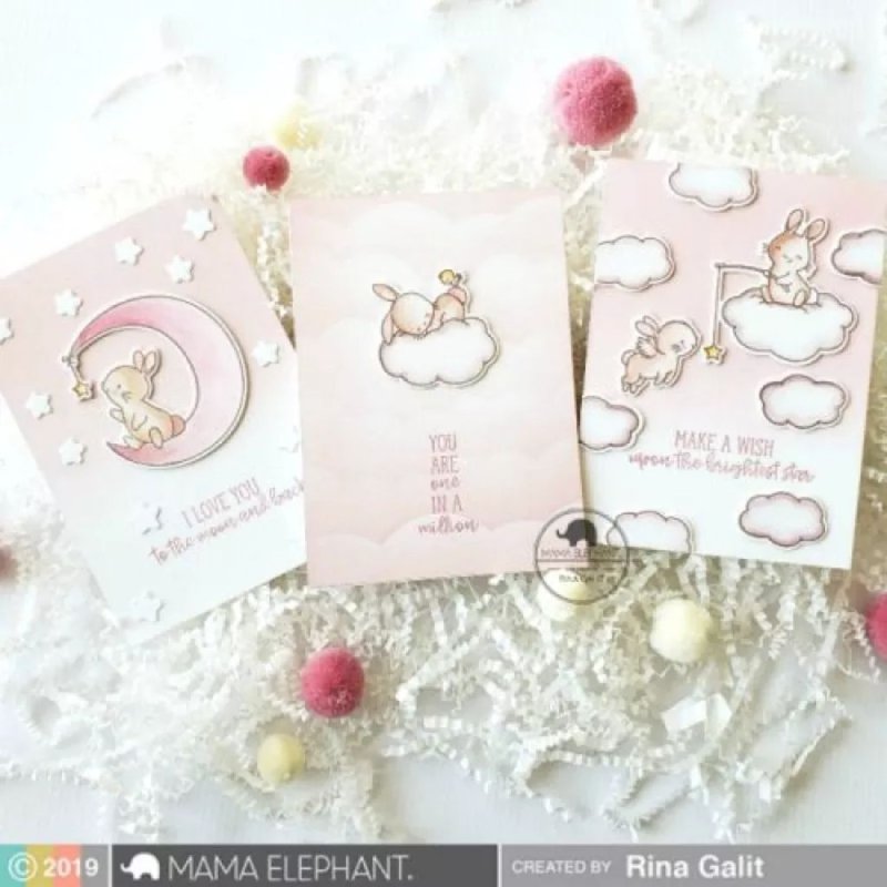Wish Upon A Star Mama Elephant Stamp & Die Bundle 2