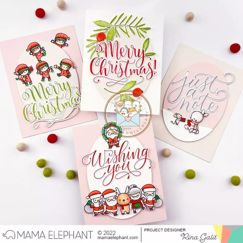 B2B Ovals Dies Creative Cuts Mama Elephant 1
