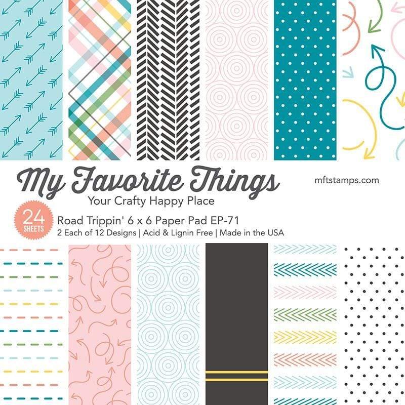 Road Trippin' Papierblock 6x6 Inch My Favorite Things
