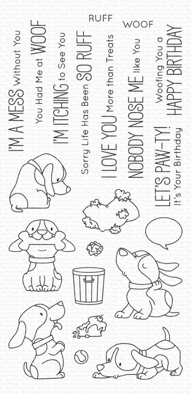 MFT BB105 WoofPack Clear Stamps My Favorite Things MFT