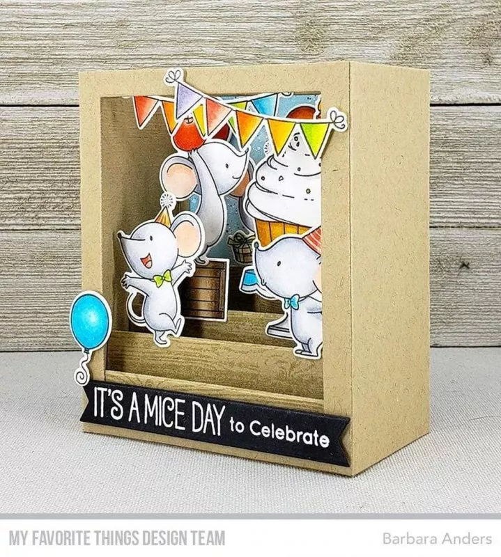 Mice Day to Celebrate Clear Stamps My Favorite Things Project 2
