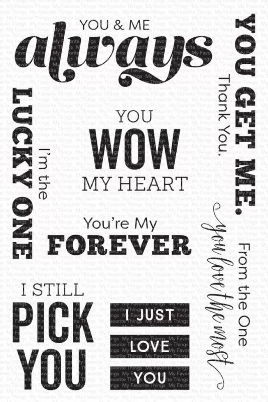Straight from the Heart Clear Stamps My Favorite Things