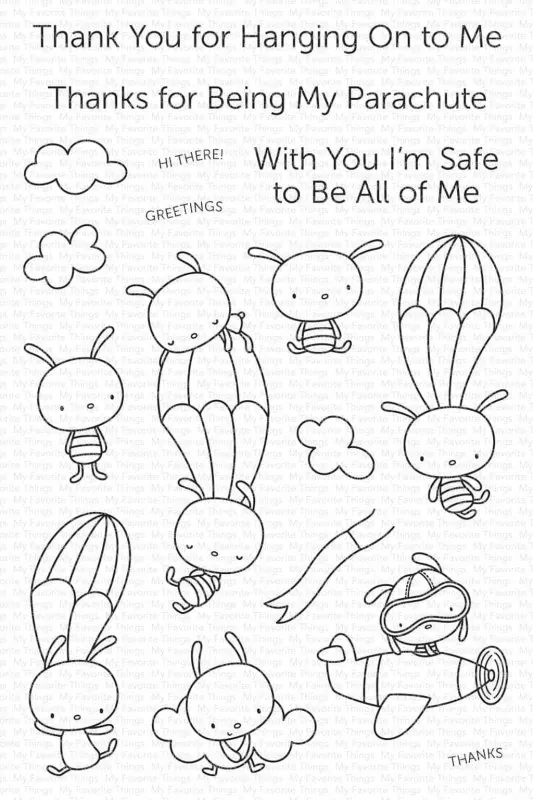 Parachute Pals Clear Stamps My Favorite Things