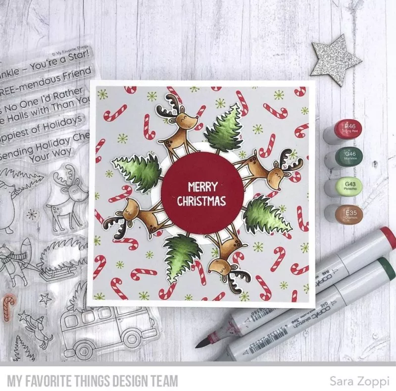 Tree-mendous Friends Clear Stamps My Favorite Things Project 2
