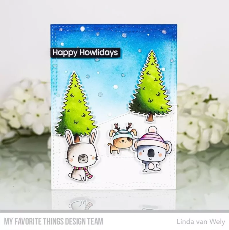 Freezin' Season Clear Stamps My Favorite Things Project 1