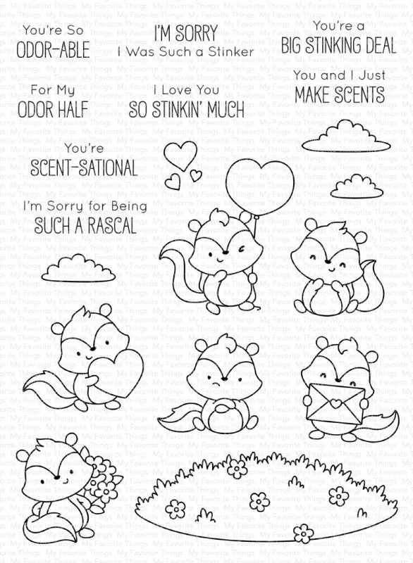 Scent-sational Skunks Clear Stamps My Favorite Things