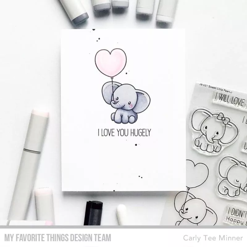 Sweet Little Peanut Clear Stamps My Favorite Things Project 1