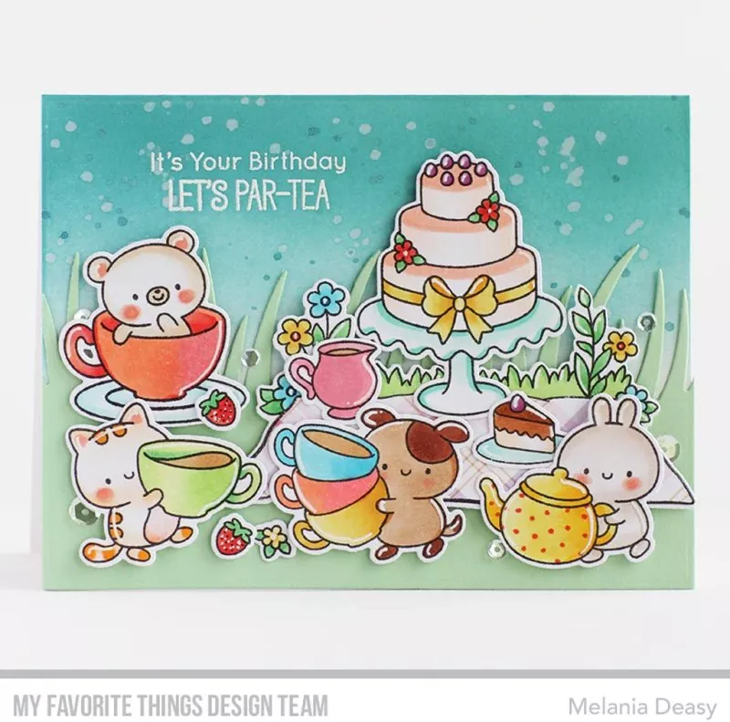 Tea Party Pals Clear Stamps My Favorite Things Project 1