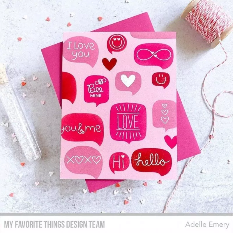 All Kinds of Love Clear Stamps My Favorite Things Project 1