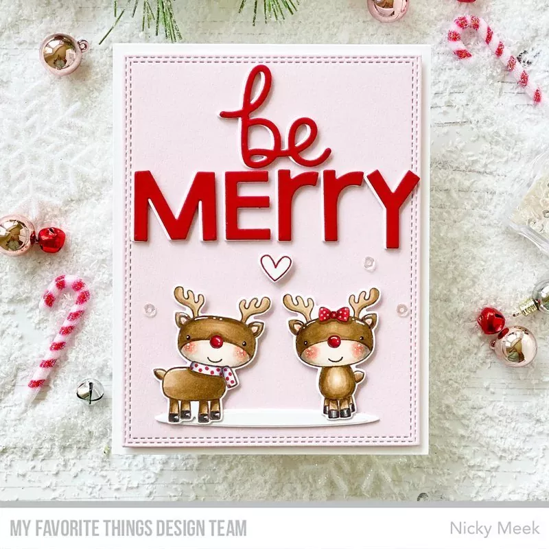 Reindeer Love Clear Stamps My Favorite Things Project 3