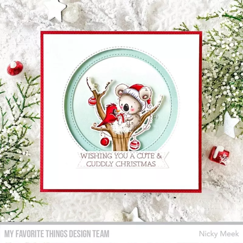 Cute & Cuddly Christmas Clear Stamps My Favorite Things Project 2