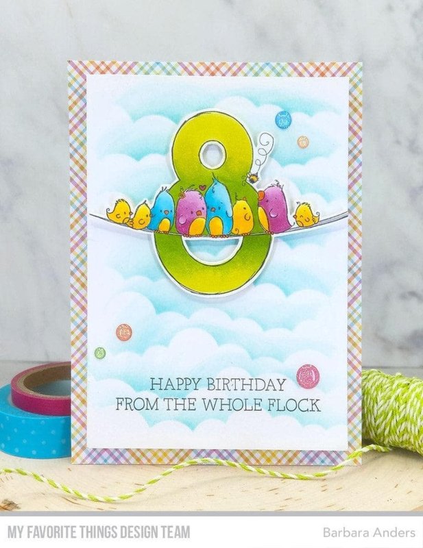 Number Fun 8 Clear Stamps My Favorite Things Project 1
