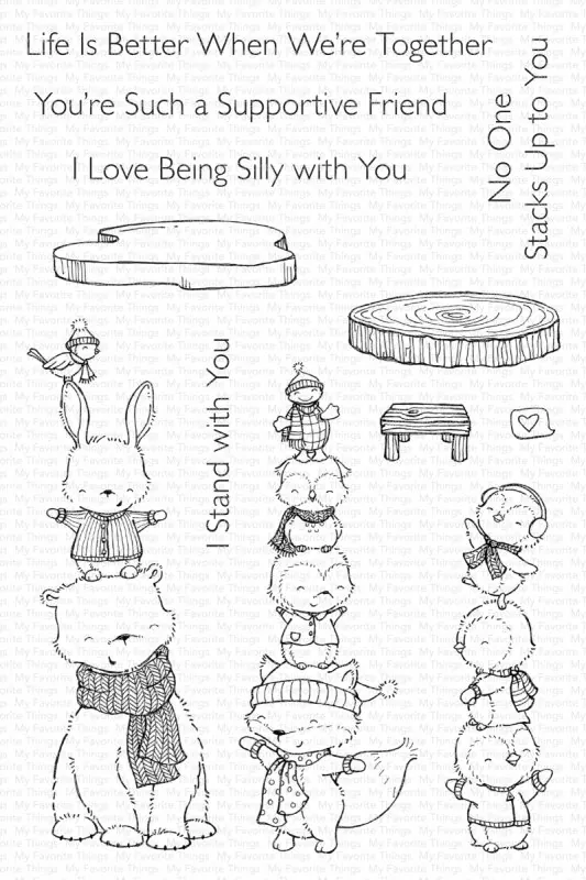 No One Stacks Up to You Clear Stamps My Favorite Things Stacey Yakula
