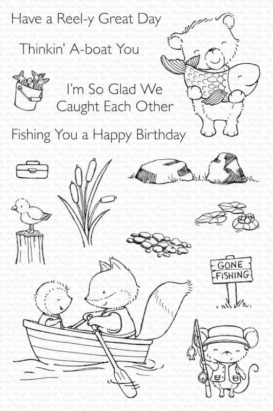Reel-y Great Day Clear Stamps My Favorite Things Stacey Yakula