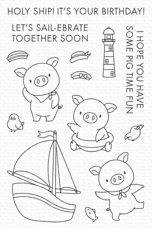 Pig Time Fun Clear Stamps My Favorite Things