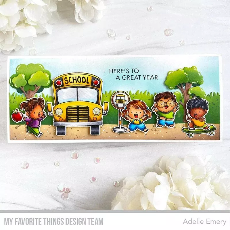 School is Cool Clear Stamps My Favorite Things Project 3