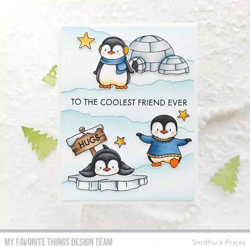 Playful Penguins Clear Stamps My Favorite Things Project 2