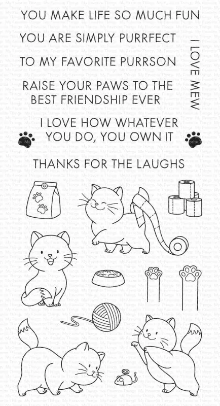 Catitude Clear Stamps My Favorite Things