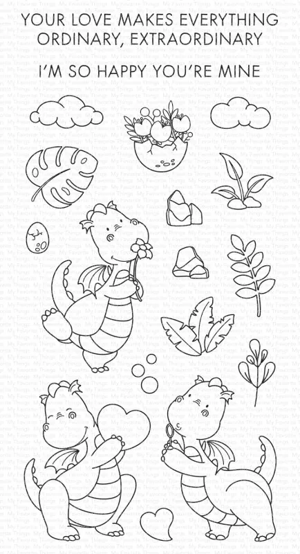 Darling Dragons Clear Stamps My Favorite Things