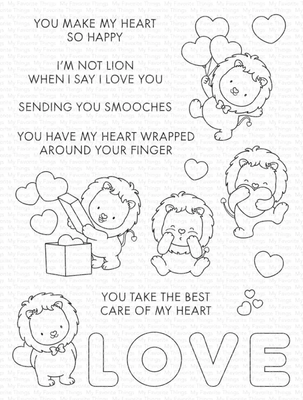 Lovely Lions Clear Stamps My Favorite Things