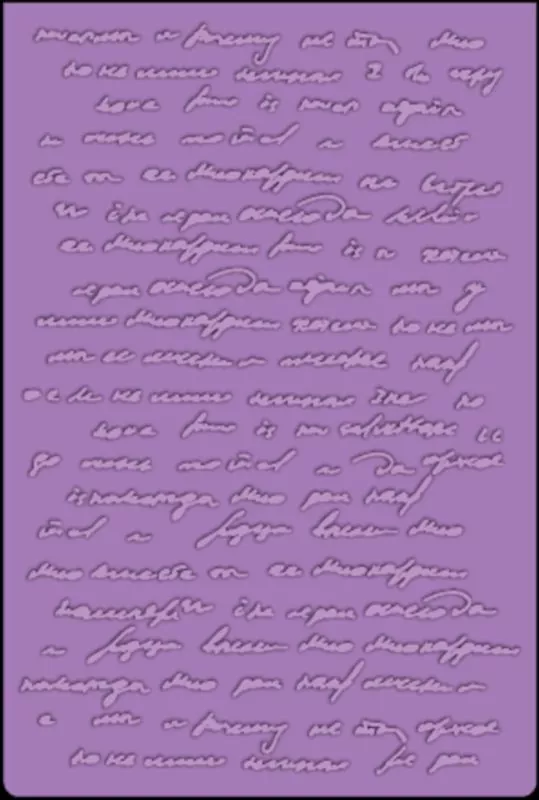 Hydrangea Handwritten Letter 2D Embossing Folder crafters companion 1
