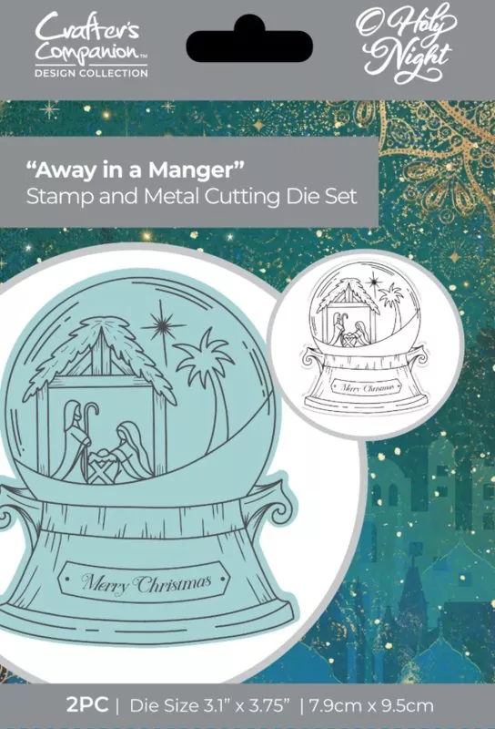 O' Holy Night - Away in a Manger stamps and die set crafters companion