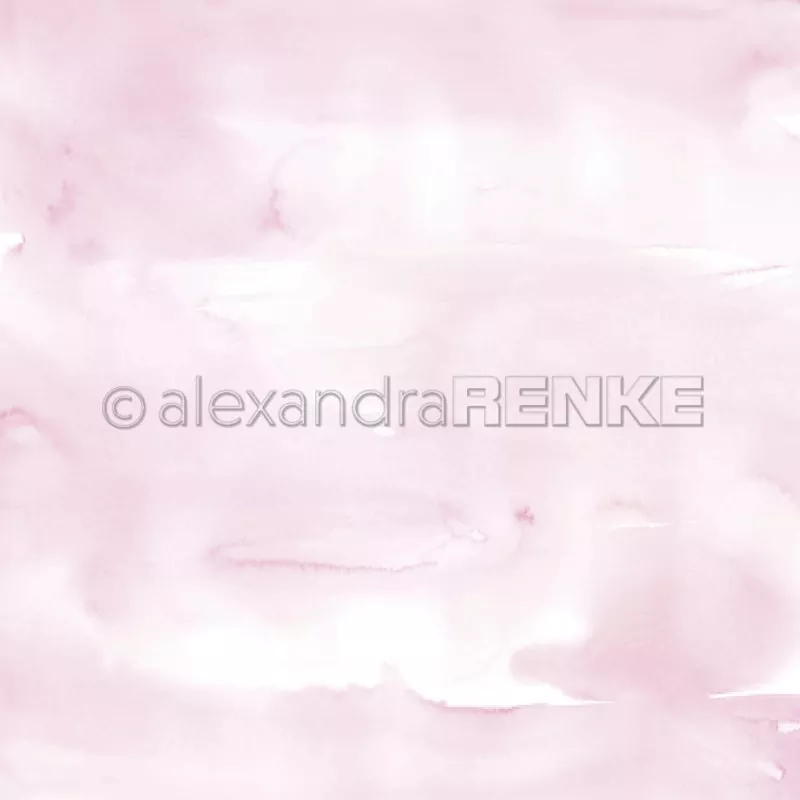 Freestyle-Aquarell Sakurapink Alexandra Renke Scrapbookingpaper