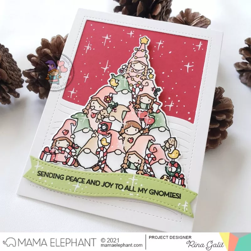 Oh Gnomie Tree Stanzen Creative Cuts Mama Elephant 2