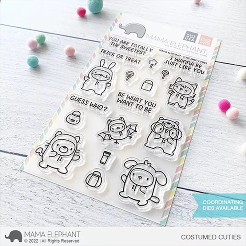 Costumed Cuties Clear Stamps Mama Elephant