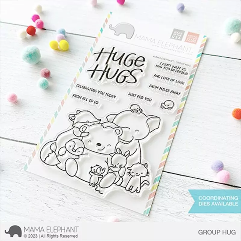Group Hug Clear Stamps Mama Elephant