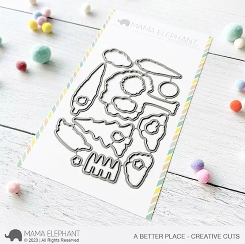 A Better Place Mama Elephant Stamp & Die Bundle 1