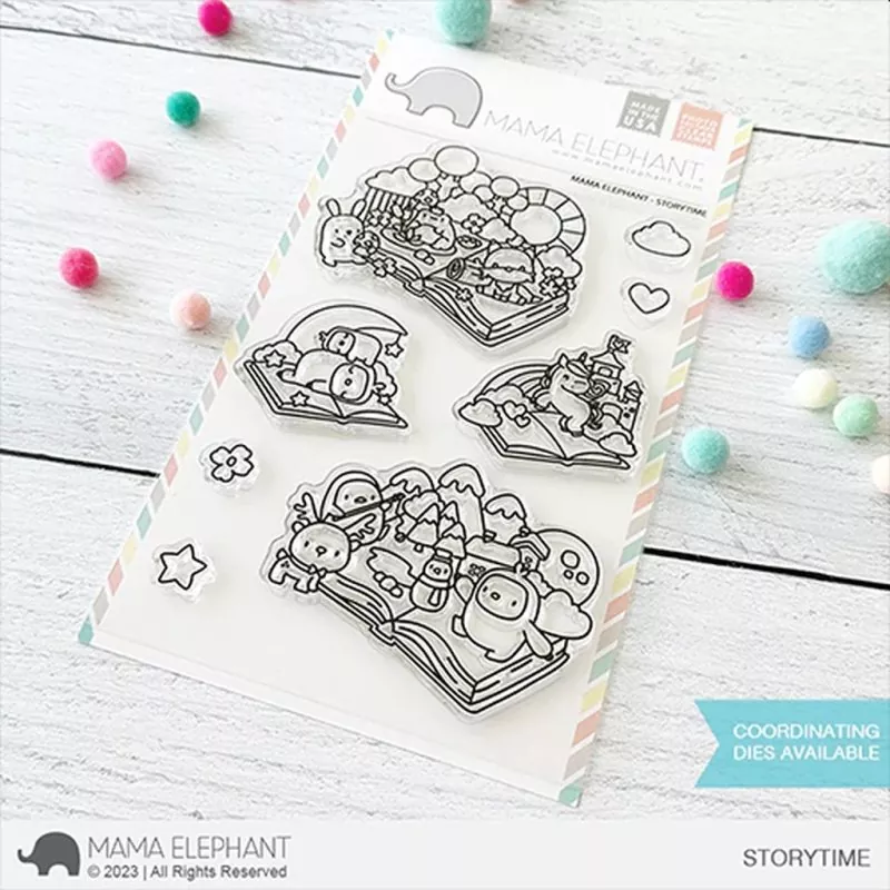 Storytime Clear Stamps Mama Elephant