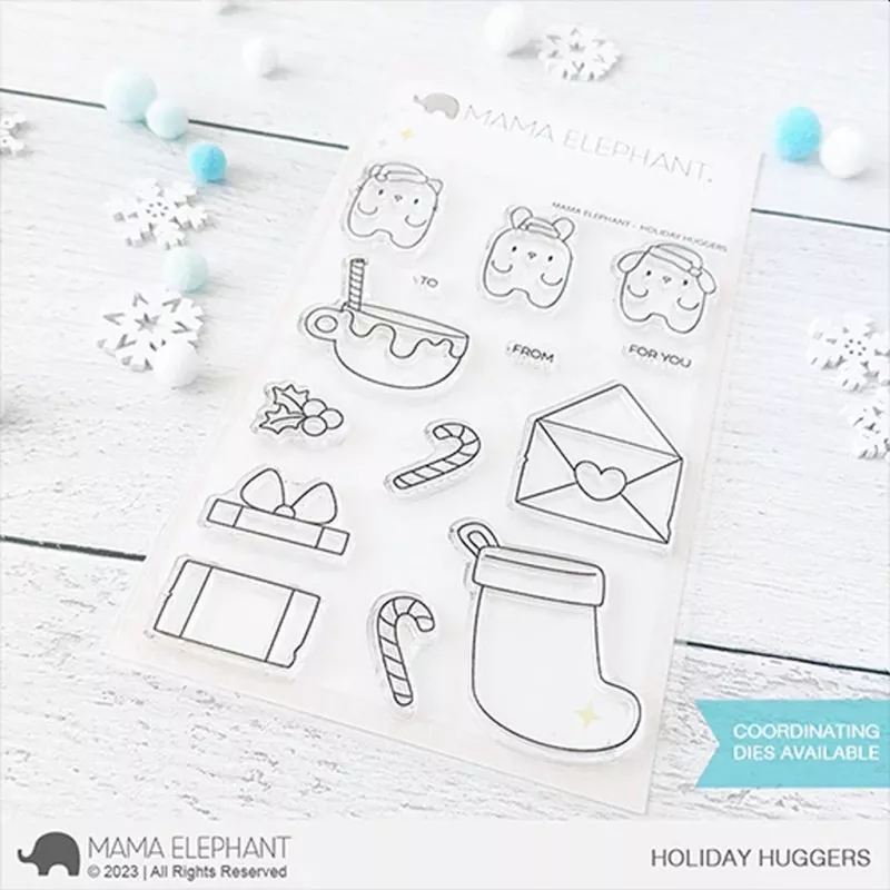 Holiday Huggers Clear Stamps Mama Elephant
