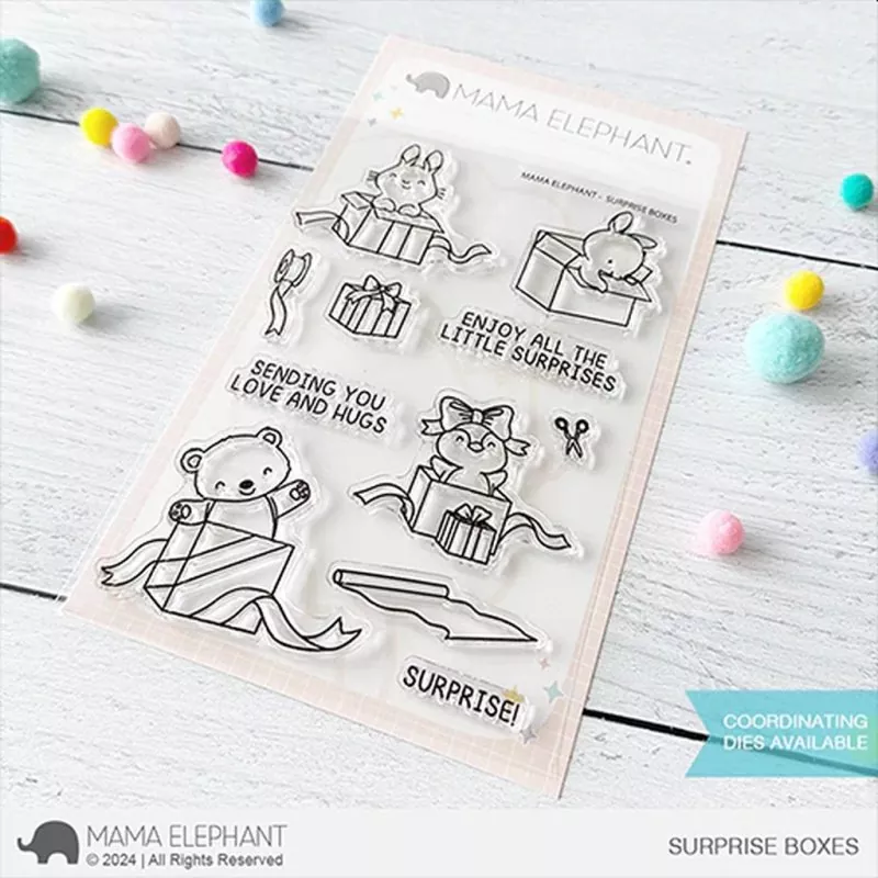 Surprise Boxes Clear Stamps Mama Elephant