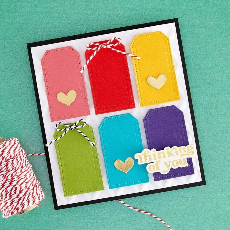 spellbinders dies Dotted Tags 2