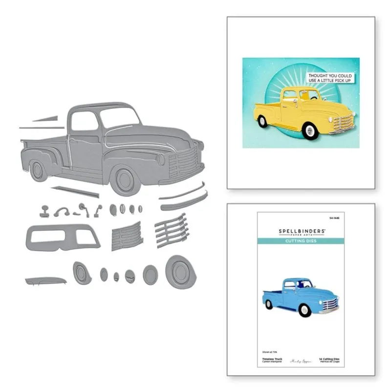 spellbinders dies Classic Road Legends Timeless Truck