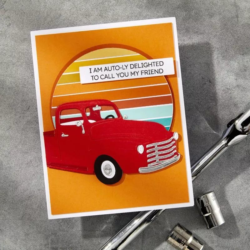 spellbinders dies Classic Road Legends Timeless Truck 2